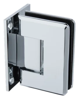 Bevelled wall to Glass Hinge Centre T Mount (B-ES1)