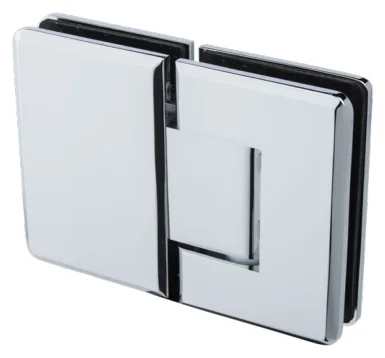 Bevelled glass to Glass Hinge Set 180° (B-ES2)