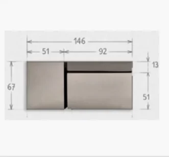 Boston Pivot, Side panel mounted (BOS100TM)