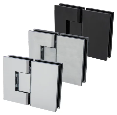 Glass to Glass Hinge Set 180° - Mycro (C-MES2)