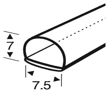 2000mm Door Seal (DS4)