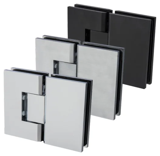 Glass to Glass Hinge Set 180° (ES2)