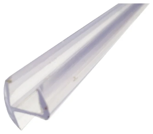 Channel and Flexible Fin Water Seals, 10mm glass (FWS-10-01)