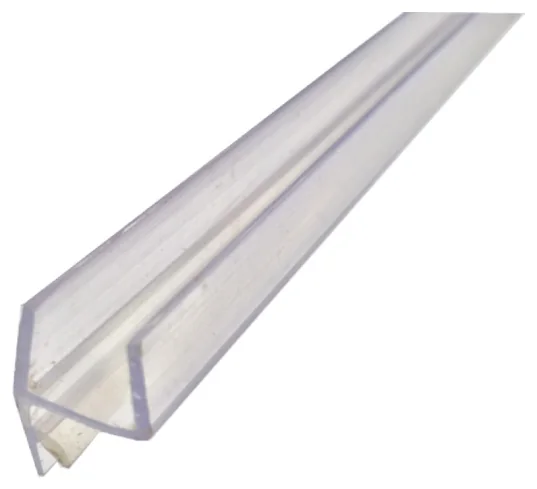 Channel and Rigid Fin Water Seals, 10mm glass (FWS-10-03)