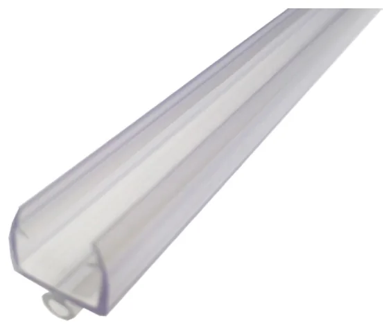 Rigid Channel and Flexible Fin Water Seals, 10mm glass (FWS-10-07)