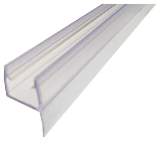 Rigid Channel and Flexible Fin Water Seals, 6/8/10mm glass (FWS-10-11)