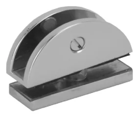 Glass to Glass Shelf Bracket, round (SB10 GF)