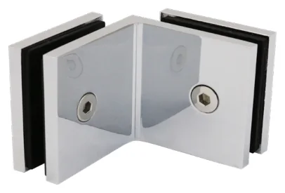 90° Glass to Glass Bracket, square (SBD50 SQ)