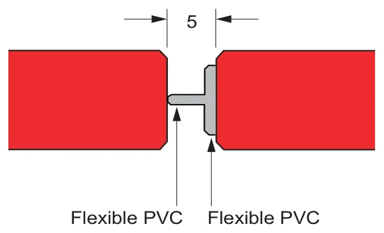 T Section Water Seals technical drawing (TS1)